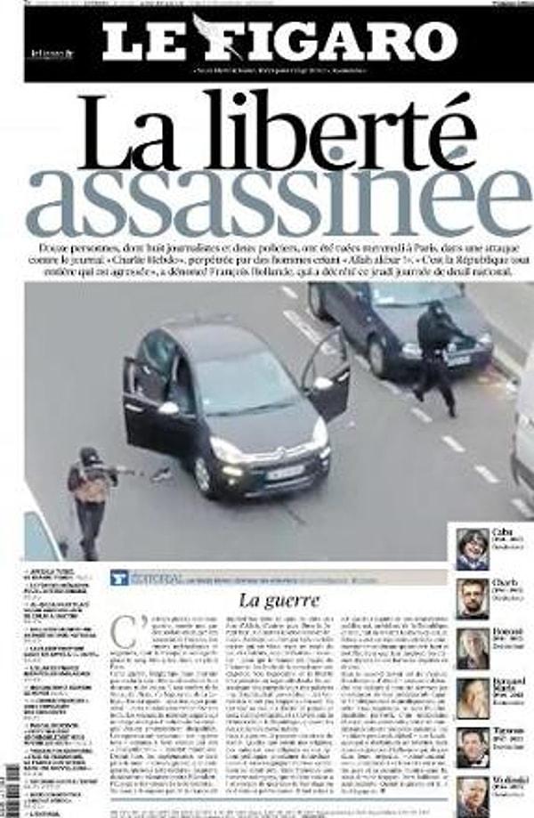 Le Figaro: Özgürlük Katledildi