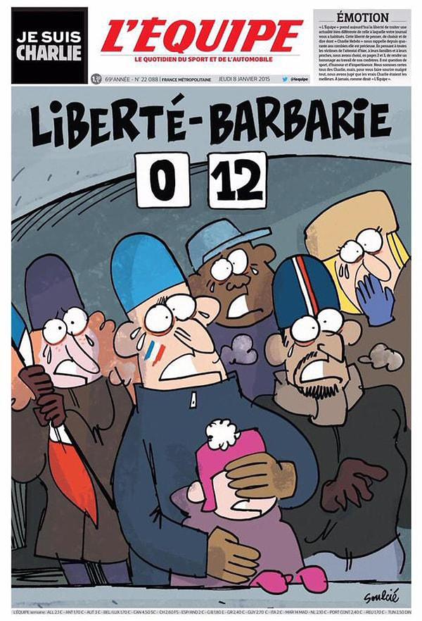 L’Equipe: Özgürlük: 0 Barbarlık: 12
