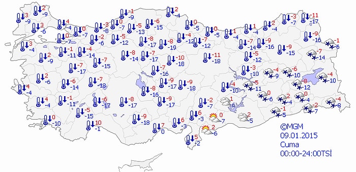 Dikkat! Ülke Genelinde Kuvvetli Buzlanma