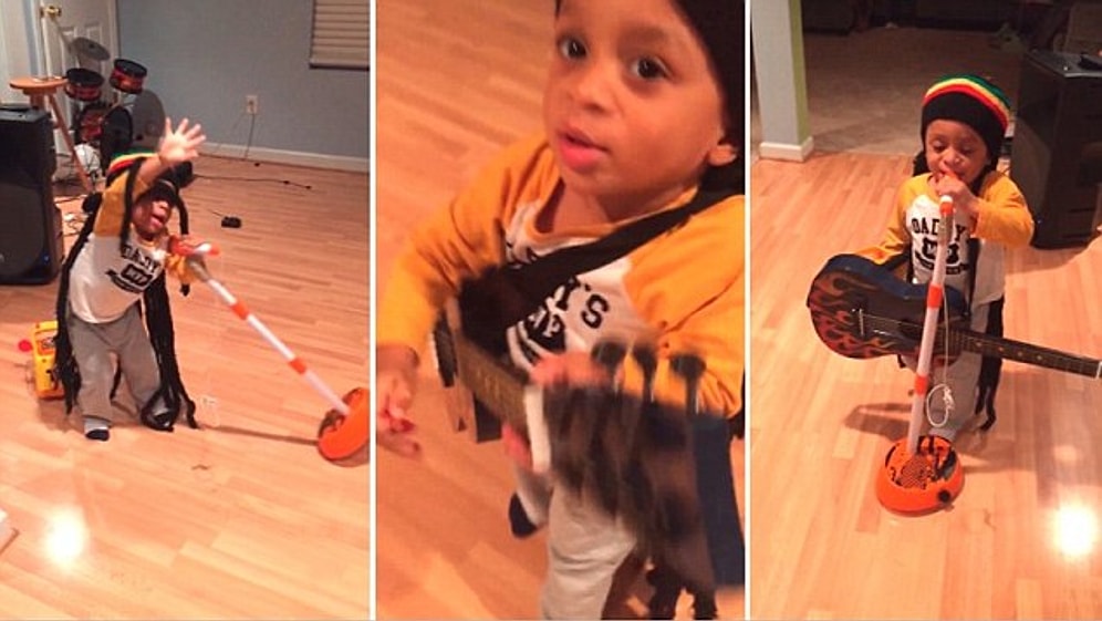 Bob Marley'in Yerini Şimdiden Doldurabilecek 2 Yaşındaki Çocuk