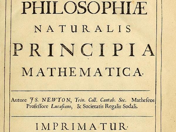 20. Doğa Felsefesinin Matematiksel İlkeleri - Isaac Newton