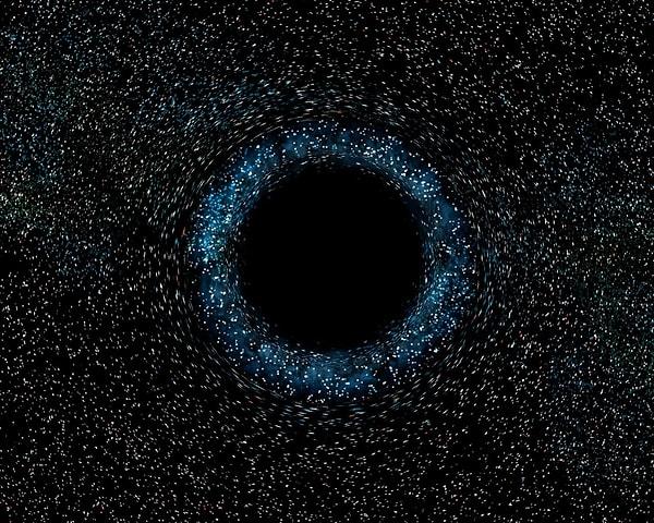 16. Eğer bir kara deliğin içerisinden dışarı bakabilsedik, kendi kafalarımızın arkası da dahil olmak üzere tüm evreni tek bir nokta olarak görebilirdik.