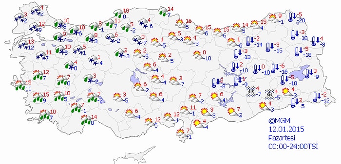 Meteoroloji'den Kuvvetli Yağış ve Fırtına Uyarısı