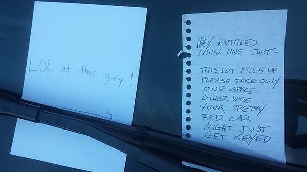 8. Eğer küfürler içeren notlar almak hoşunuza gidiyorsa arabanızı kötü park etmeye devam edebilirsiniz.