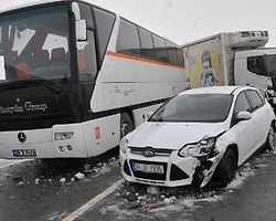 Eskişehir'de Zincirleme Kaza: 43 Yaralı