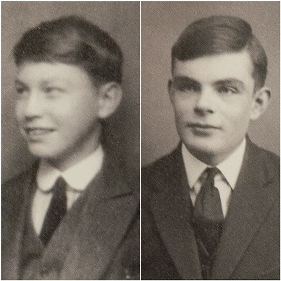 Alan Turing ve arkadaşı Christopher