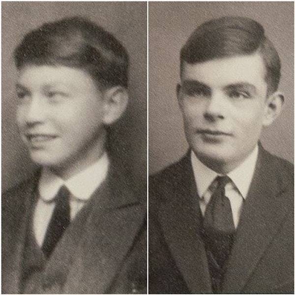 The only supportive friend he has was a young man called Christopher Marcom. (on the left) Later, this affection would make Alan realize his homosexuality