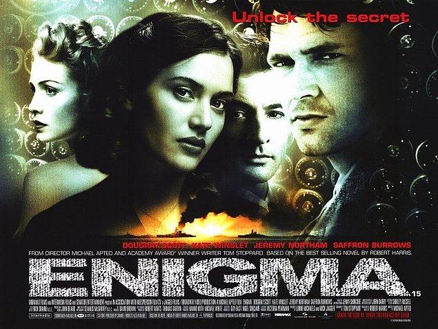 British-made movie Enigma (2001), depicts the story of the cryptanalysis of the Enigma by British Secret Intelligence Service.