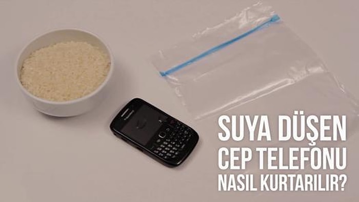 Suya Düşen Cep Telefonu Nasıl Kurtarılır?