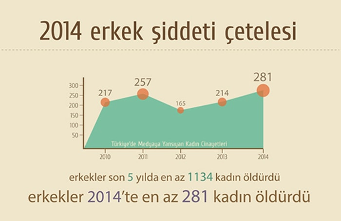 2014 Yılında Türkiye'deki Erkek Şiddeti | İnfografik