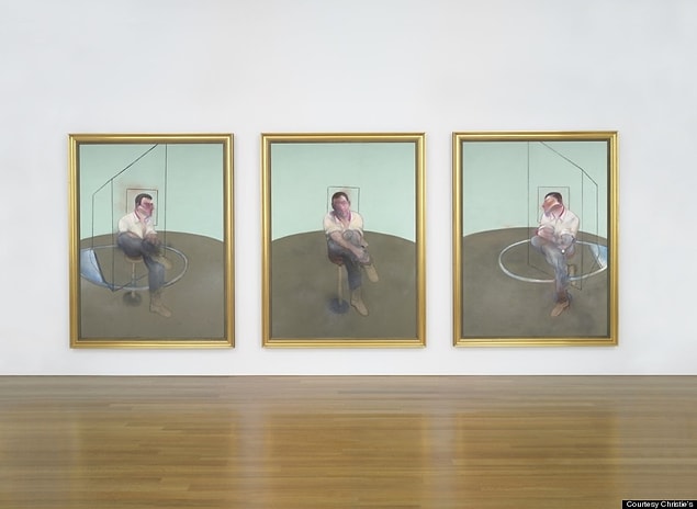 3- Three Studies for a Portrait of John Edward (John Edwards’ın Portresi için Üç Eskiz), Francis Bacon (1984): 80.8 milyon dolar.