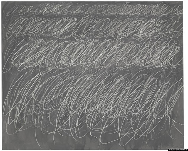 4- Untitled (İsimsiz), Cy Twombly (1970): 69.6 milyon dolar.