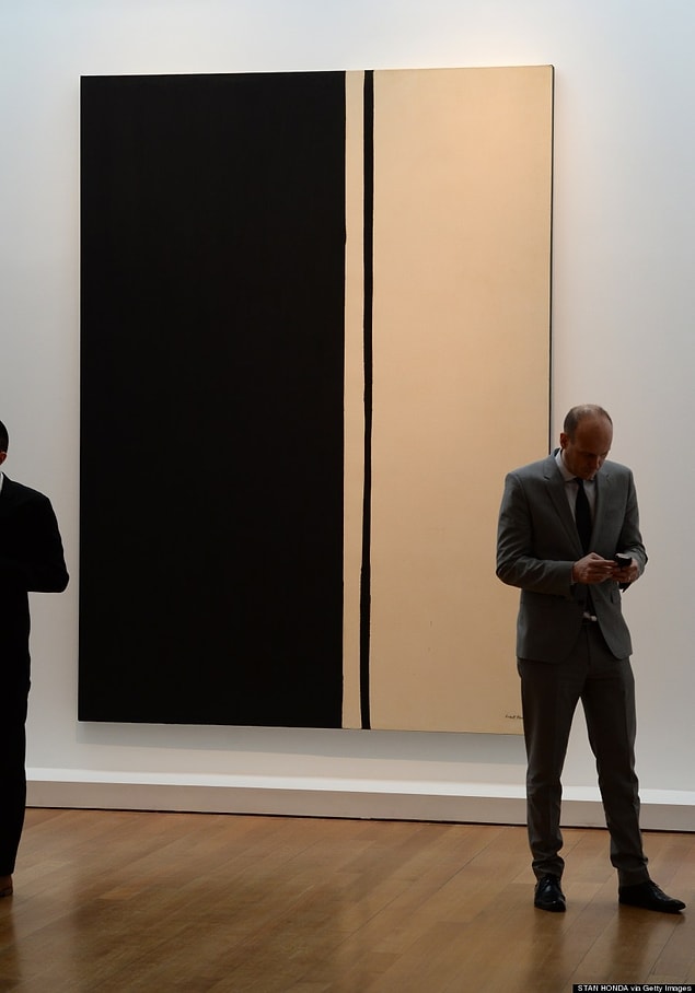 9- Black Fire (Siyah Ateş), Barnett Newman (1961), 84.2 milyon dolar.