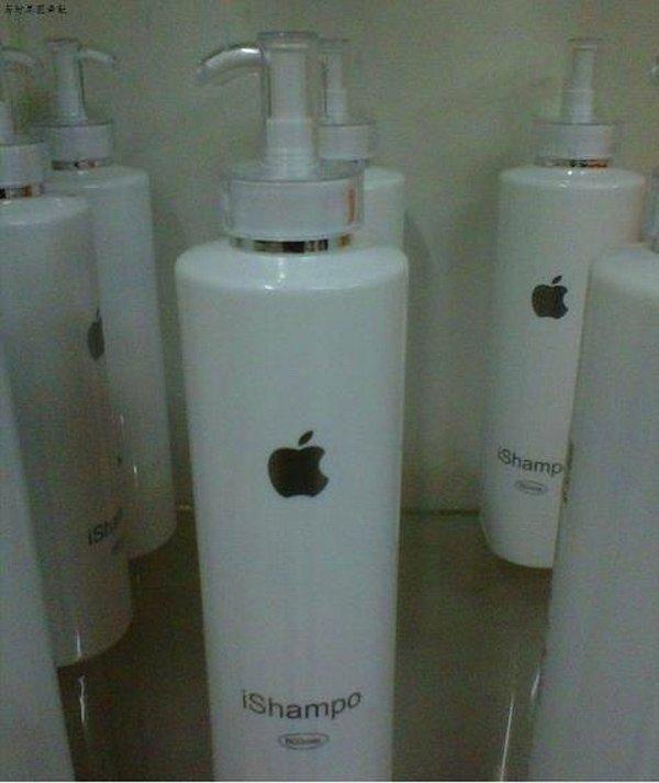 18. Şampuan işine de mi girdin Apple?