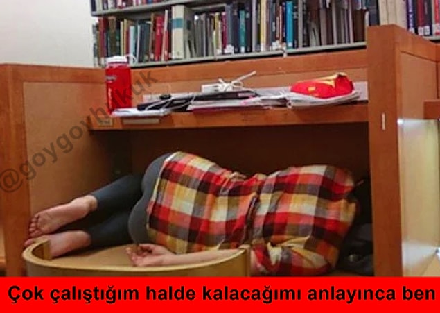 Çok çalışmasına rağmen geçemeyeceğini anlayan hukukçu modu (HEPİNİZDEN TİKSİNİYORUM)