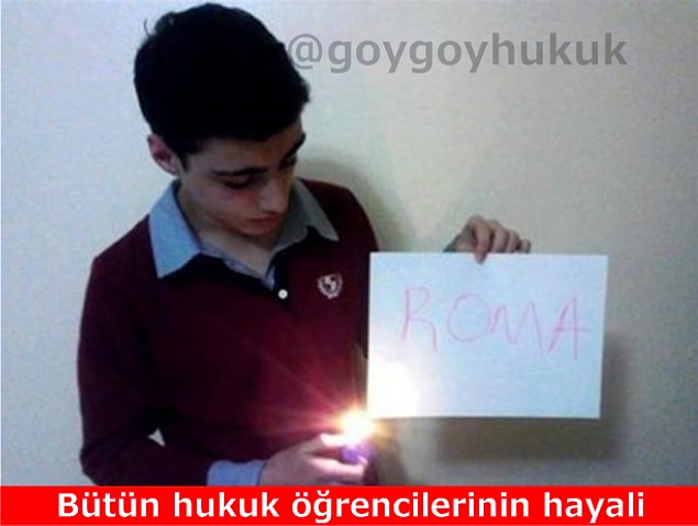 Her hukuk öğrencisinin hayaliydi oysa.