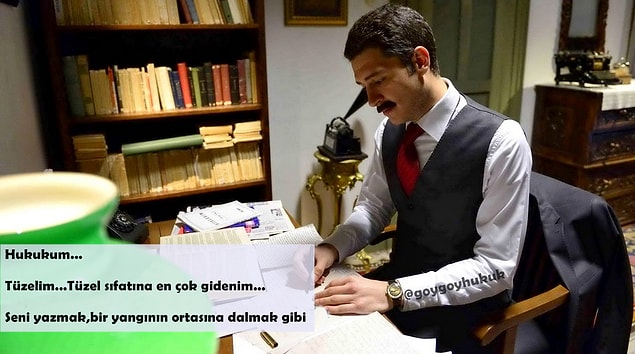 Hukukum,tüzelim...Tüzel sıfatına en çok gidenim :)