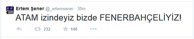 İşte Ertem Şener'in hesabından atılan o tweetler