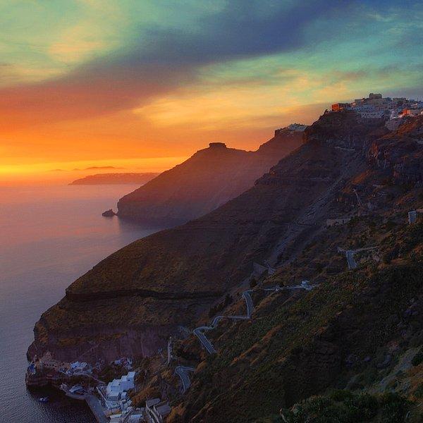 10. Santorini - Yunanistan