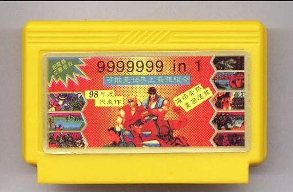 4. Bir kasetin içinde 999.999 oyun olduğu kandırmacası yeterince tecrübe edilmiştir.