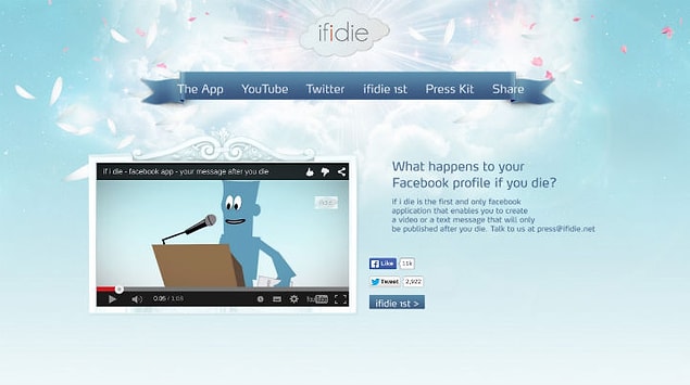 If I Die: Vasiyetim Facebook’ta çıksın