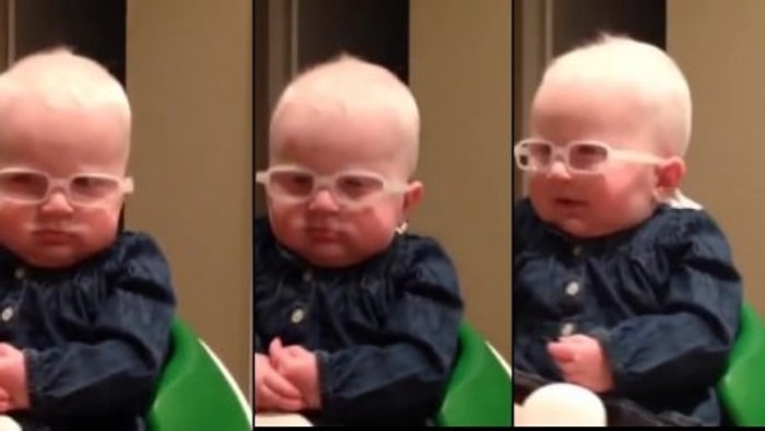 Annesini İlk Kez Gören Albino Bebeğin Mutluluğu