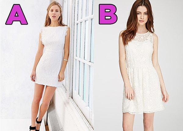 5. Hangi beyaz mini elbise daha çok para eder?