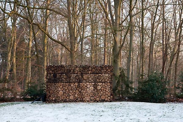 1. Odun yığını şeklinde stüdyo, Hollanda