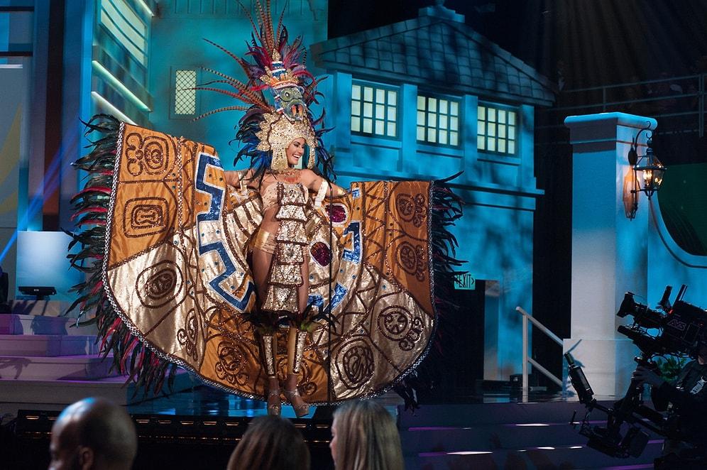 Kainat Güzellik Yarışmasının Latin Güzellerinin 21 Geleneksel Kostümü