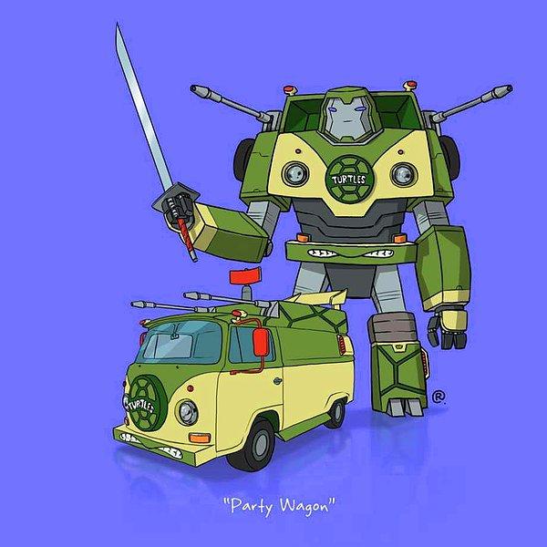 18. The Ninja Turtle (Ninja Kaplumbağalar) - Party Wagon
