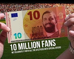 Atletico'dan Arda Turan'lı Banknot!