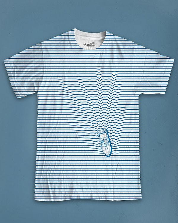 3- Striped T-shirt