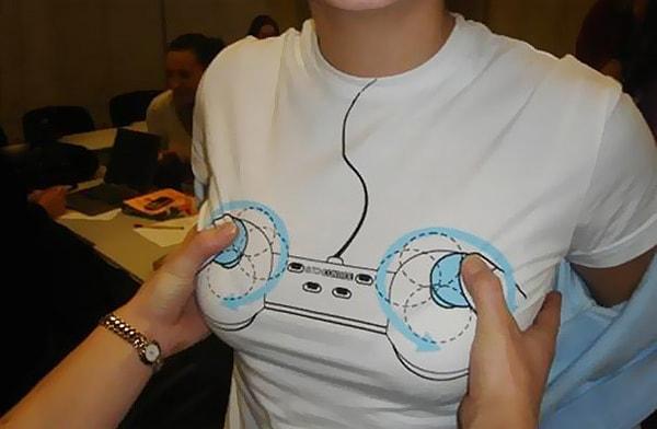 15- Video Game Controller T-shirt