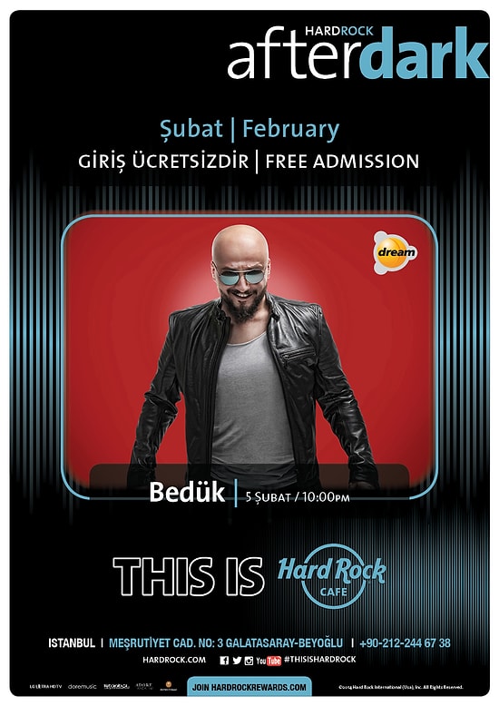 Bedük Hard Rock Cafe Istanbul Sahnesini Kırıp Geçirmeye Geliyor!