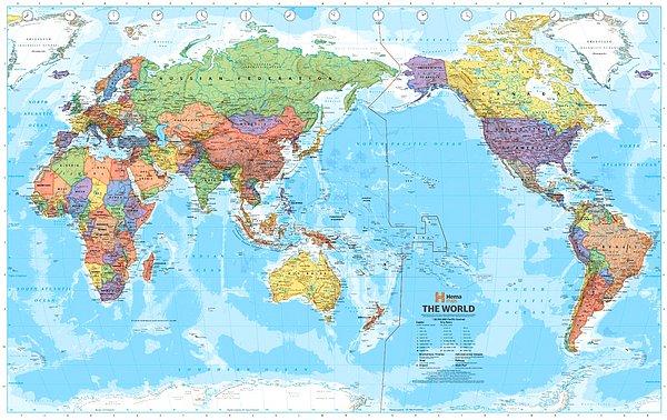 Çin Dünya haritası