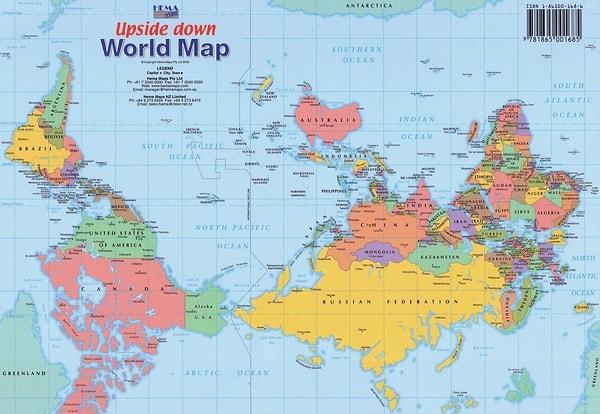 Avustralya Dünya haritası
