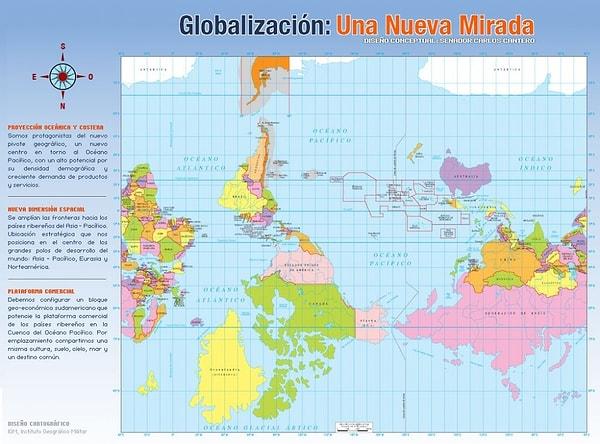 Şili Dünya haritası