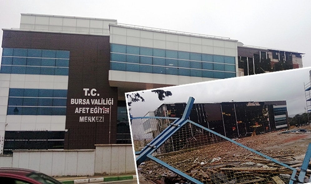 Afet Eğitimi Versin Diye Yapıldı, Lodosa Dayanamadı
