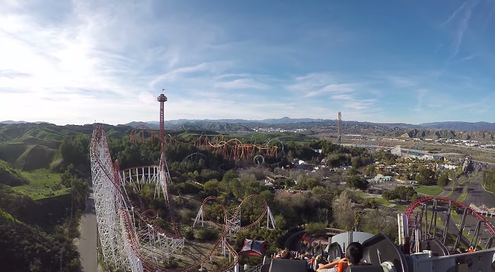 GoPro ile Roller Coaster'da Adrenalin Dolu Anlar