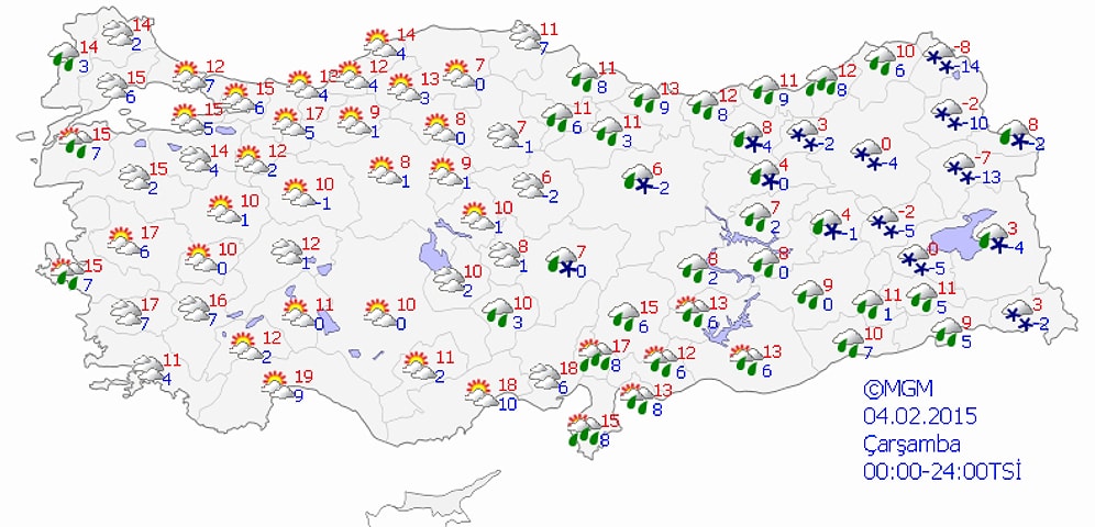 Bugün Hava Nasıl Olacak?