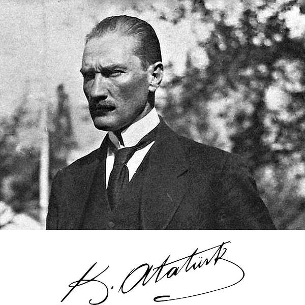 1881 - 1938 Mustafa Kemal Atatürk