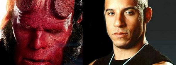 39. Vin Diesel neredeyse 'Hellboy' oluyordu....