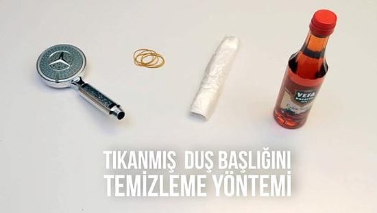 Tıkanmış Duş Başlığı Temizleme Yöntemi