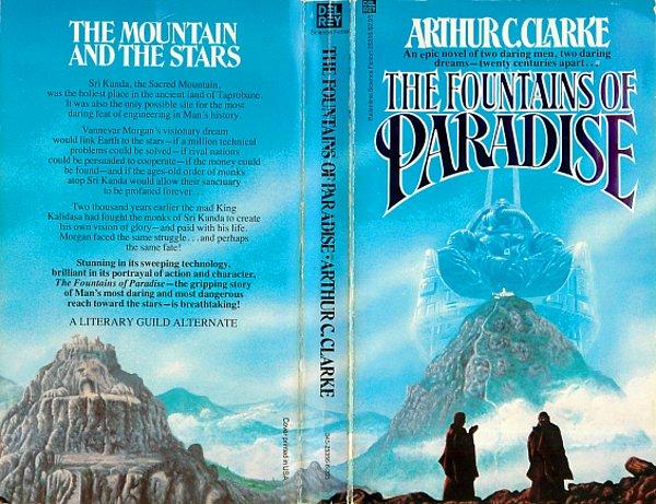2. Arthur C. Clarke'ın The Fountains of Paradise (Cennetin Çeşmeleri) kitabı