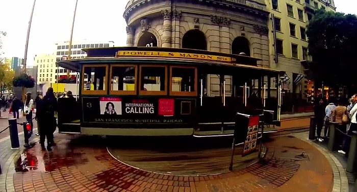 Time Lapse Görüntülerle San Francisco'nun Meşhur Tramwayı