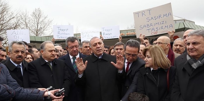 CHP'den TRT Protestosu