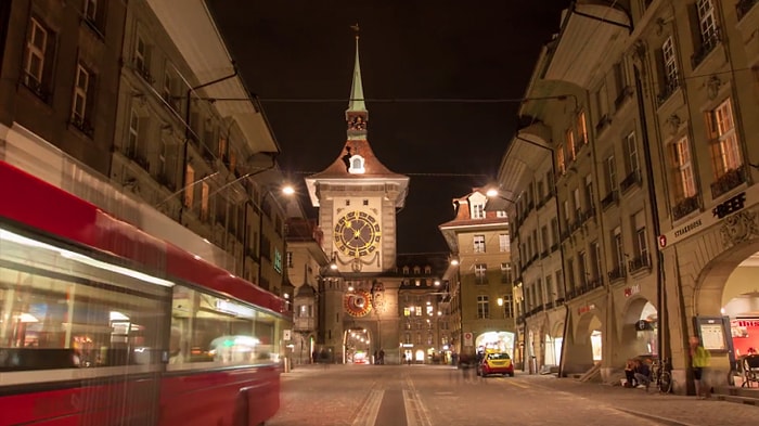 Hyper Lapse Görüntüler ile İsviçre'nin Başkenti Bern