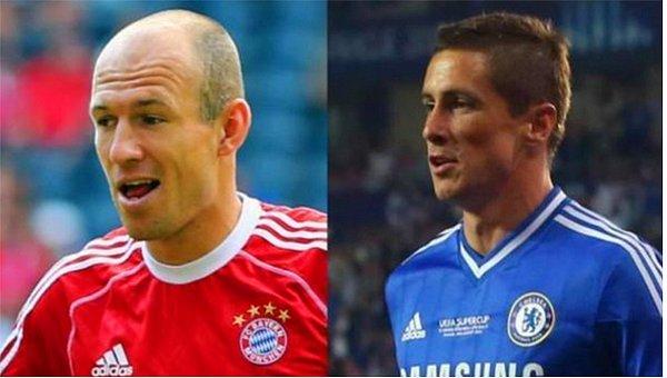 Arjen Robben ve Fernando Torres (30)