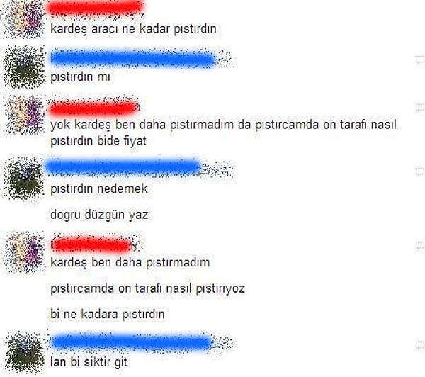 19. Kaça pıstırdın bana onu söyle