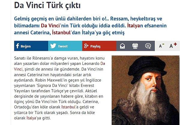 6. Rönesans'ta Türklerin etkisini hiçbir zaman inkar etmedik zaten.